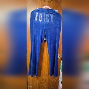 Juicy Couture Royal Blue Velour Trousers